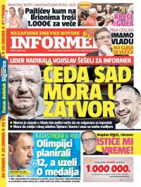 Informer - broj 1305, 12. avg 2016.