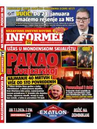 Informer - broj 4175, 3. jan 2026.