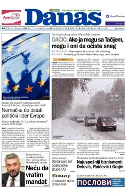 Danas - broj 5553, 12. dec 2012.