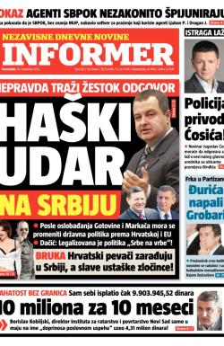 Informer - broj 166, 19. nov 2012.