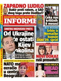 Informer - broj 3126, 29. jul 2022.