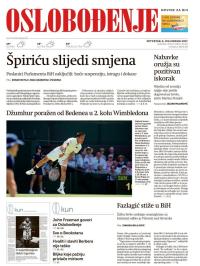 Oslobođenje - broj 25363, 6. jul 2017.