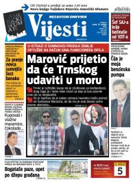 Vijesti - broj 6321, 30. okt 2015.