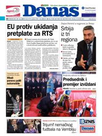 Danas - broj 5719, 27. maj 2013.