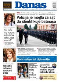 Danas - broj 8387, 15. sep 2020.