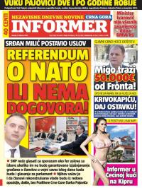 Informer CG - broj 1148, 9. feb 2016.