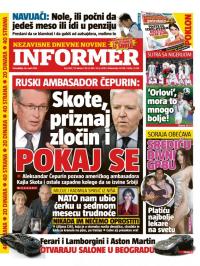 Informer - broj 1801, 26. mar 2018.
