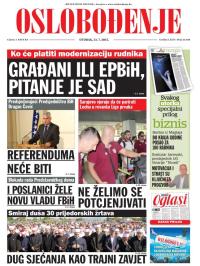 Oslobođenje - broj 24.658, 21. jul 2015.