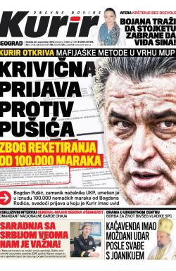 Kurir - broj 3589, 22. sep 2013.