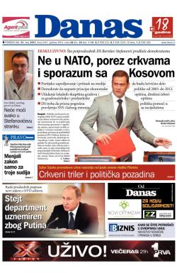 Danas - broj 6447, 25. maj 2015.