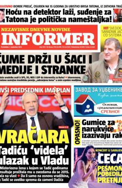 Informer - broj 709, 1. sep 2014.