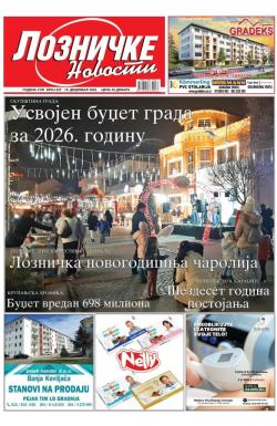 Lozničke novosti - broj 927, 19. dec 2025.