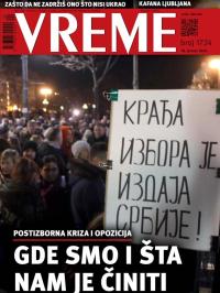 Vreme - broj 1724, 18. jan 2024.