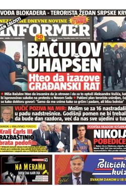 Informer - broj 4124, 1. nov 2025.