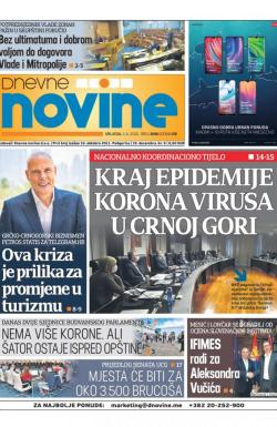 Dnevne novine - broj 2696, 3. jun 2020.