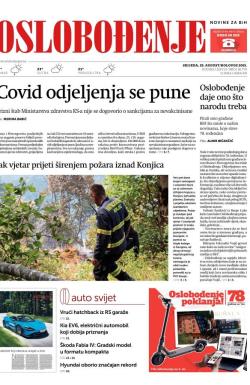 Oslobođenje - broj 26770, 25. avg 2021.