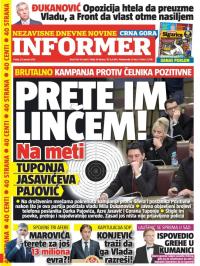Informer CG - broj 1139, 29. jan 2016.