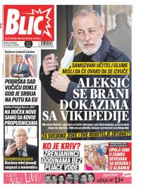 Blic - broj 8862, 29. okt 2021.