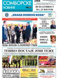 Somborske novine - broj 3144, 26. sep 2014.
