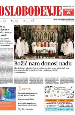 Oslobođenje - broj 26568, 25. dec 2020.