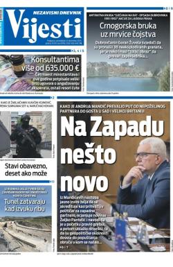 Vijesti - broj 9916, 8. dec 2025.