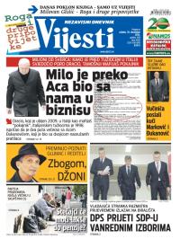 Vijesti - broj 6002, 10. dec 2014.