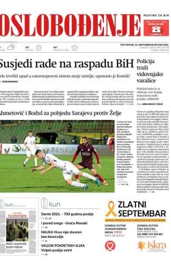 Oslobođenje - broj 26795, 23. sep 2021.