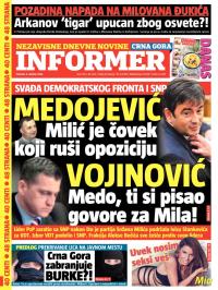 Informer CG - broj 742, 9. okt 2014.