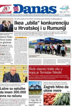 Danas - broj 7253, 8. avg 2017.