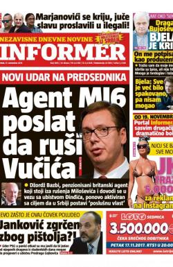 Informer - broj 1695, 17. nov 2017.