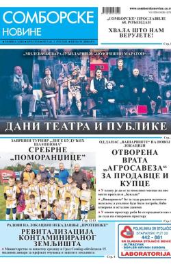 Somborske novine - broj 3545, 3. jun 2022.