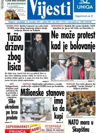 Vijesti - broj 5647, 16. dec 2013.