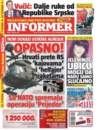 Informer - broj 1323, 2. sep 2016.