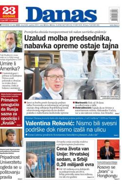 Danas - broj 8284, 4. jun 2020.