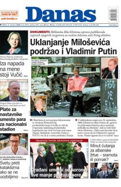 Danas - broj 8409, 7. okt 2020.