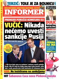 Informer - broj 779, 21. nov 2014.