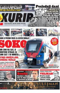 Kurir - broj 4172, 9. okt 2025.