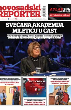 Novosadski reporter - broj 576, 27. feb 2026.