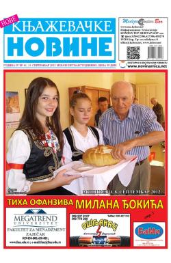 Nove knjaževačke novine - broj 61, 15. sep 2012.