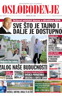Oslobođenje - broj 24.302, 30. jul 2014.