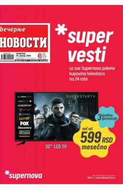 Večernje novosti - broj 3499, 30. jan 2020.
