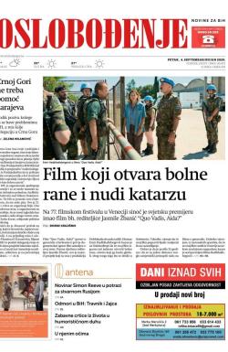 Oslobođenje - broj 26473, 4. sep 2020.