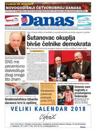 Danas - broj 7396, 29. dec 2017.