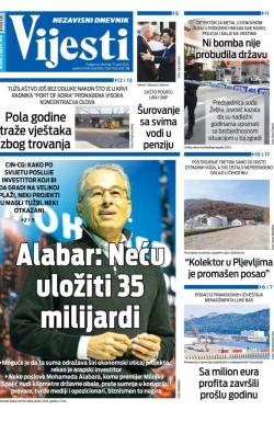 Vijesti - broj 9688, 17. apr 2025.