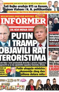 Informer - broj 1387, 16. nov 2016.