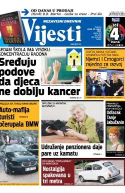 Vijesti - broj 5896, 26. avg 2014.
