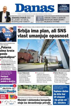 Danas - broj 9095, 8. sep 2022.