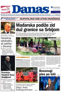 Danas - broj 6471, 18. jun 2015.