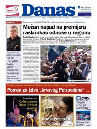 Danas - broj 6496, 13. jul 2015.