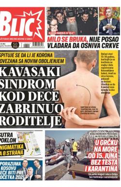 Blic - broj 8342, 20. maj 2020.